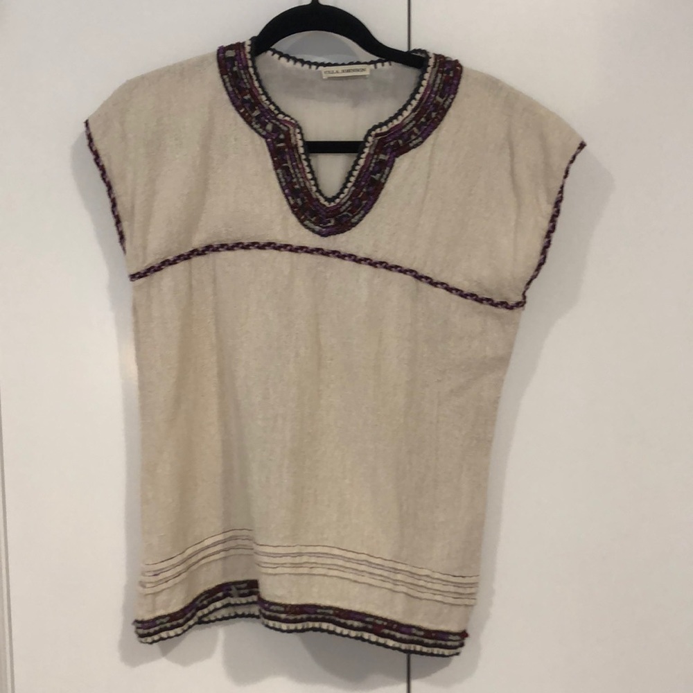 Ulla johnson raw silk top